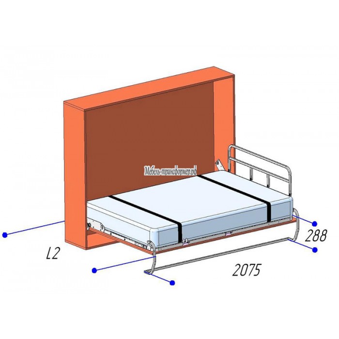 Кровати с механизмом газлифт